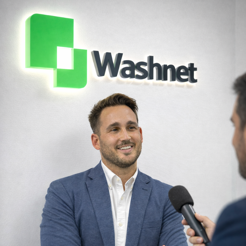 Jaime Ratón en una entrevista para Estaciones de Servicio