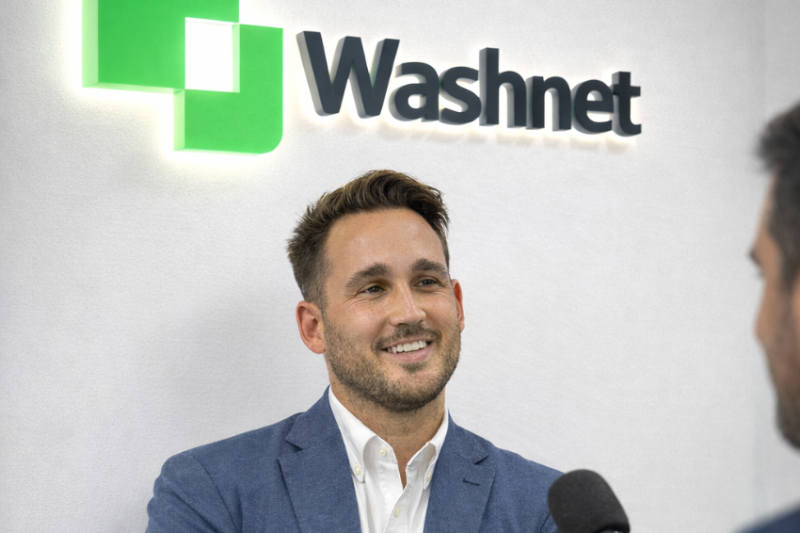 Jaime Ratón en una entrevista para Estaciones de Servicio