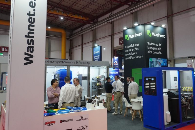 Stand de Washnet en expoMECÂNICA Oporto 2026